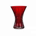 Waterford Crystal Lismore Diamond Crimson 8" Vase